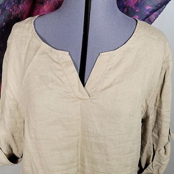 Ellen Tracy Linen Essential Top Sz S - Picture 6 of 12